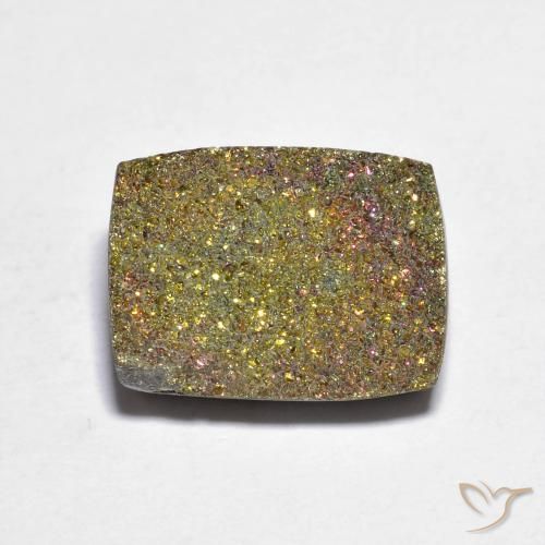 7.95ct طبيعي متعدد الألوان قوس قزح بيريت, باجيت, غير شفاف
