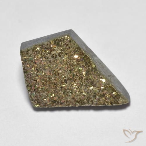 5.72ct طبيعي متعدد الألوان قوس قزح بيريت, فانسى, غير شفاف