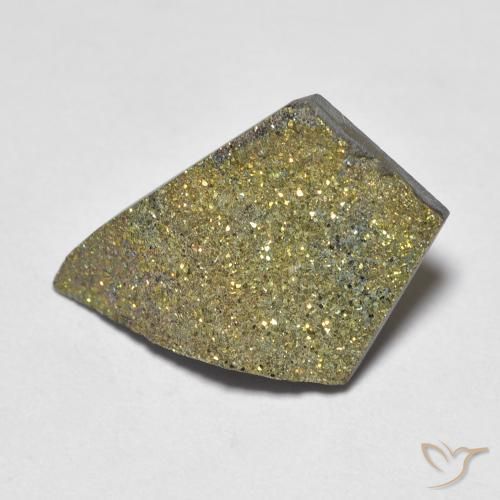 5.15ct طبيعي متعدد الألوان قوس قزح بيريت, فانسى, غير شفاف