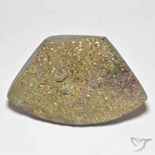 41.18ct طبيعي متعدد الألوان قوس قزح بيريت, فانسى, غير شفاف