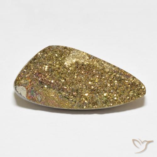 16.56ct طبيعي متعدد الألوان قوس قزح بيريت, فانسى, غير شفاف