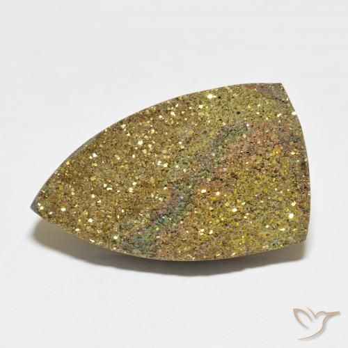22.45ct طبيعي متعدد الألوان قوس قزح بيريت, فانسى, غير شفاف