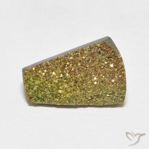 5.33ct طبيعي متعدد الألوان قوس قزح بيريت, فانسى, غير شفاف