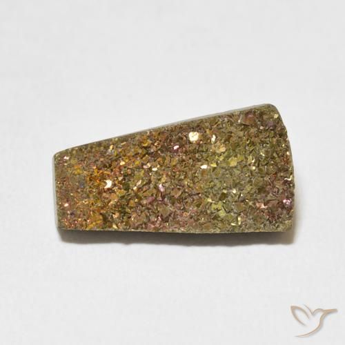 4.97ct طبيعي متعدد الألوان قوس قزح بيريت, فانسى, غير شفاف