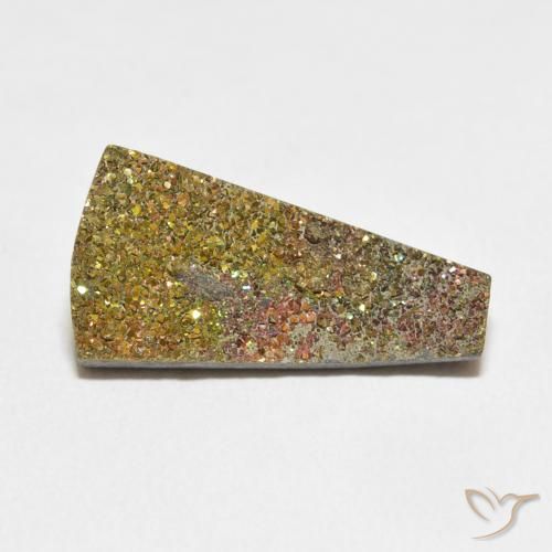7.74ct طبيعي متعدد الألوان قوس قزح بيريت, فانسى, غير شفاف