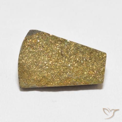 6.39ct طبيعي متعدد الألوان قوس قزح بيريت, فانسى, غير شفاف