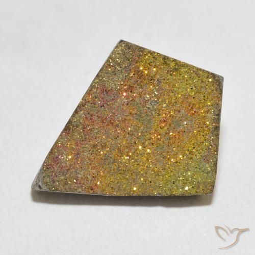 5.04ct طبيعي متعدد الألوان قوس قزح بيريت, فانسى, غير شفاف