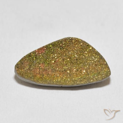 7.15ct طبيعي متعدد الألوان قوس قزح بيريت, فانسى, غير شفاف