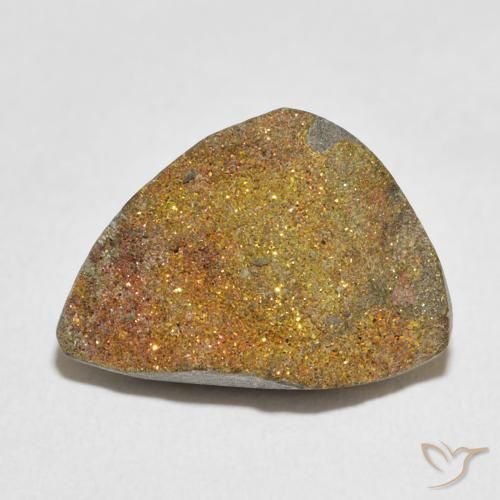 9.78ct طبيعي متعدد الألوان قوس قزح بيريت, فانسى, غير شفاف
