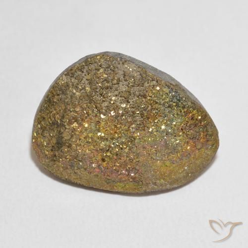 17.03ct طبيعي متعدد الألوان قوس قزح بيريت, فانسى, غير شفاف