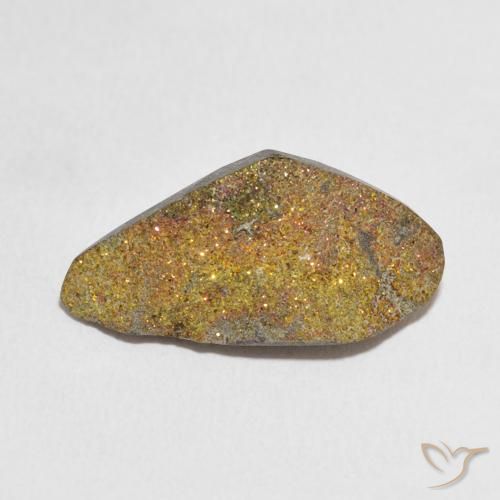 7.49ct طبيعي متعدد الألوان قوس قزح بيريت, فانسى, غير شفاف