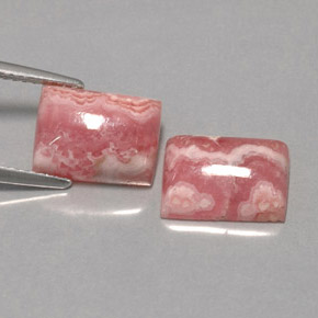 أحجار رودوكروسيت متعدد الألوان طبيعية، باجيت، غير شفاف، وزنها  قيراط