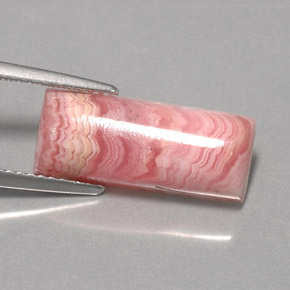 رودوكروسيت متعدد الألوان طبيعي، باجيت، 5.91 قيراط، غير شفاف