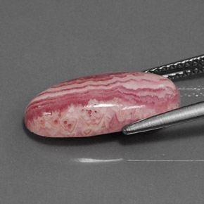 رودوكروسيت متعدد الألوان طبيعي، قصة بيضاوى، 5.85 قيراط، غير شفاف