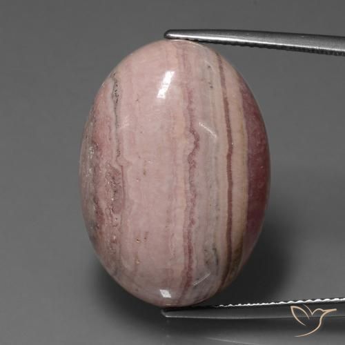 41.01ct طبيعي متعدد الألوان رودوكروزيت, بيضوي, غير شفاف