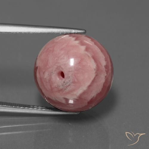 36.61ct طبيعي متعدد الألوان رودوكروسيت, جسم كروى / الكرة, غير شفاف