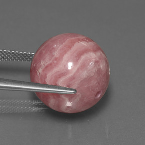 رودوكروسيت متعدد الألوان طبيعي، جسم كروى / الكرة، 42.57 قيراط، غير شفاف
