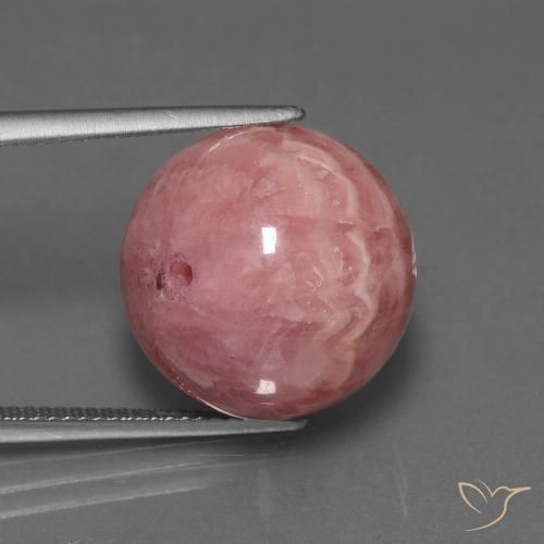 40.50ct طبيعي متعدد الألوان رودوكروسيت, جسم كروى / الكرة, غير شفاف