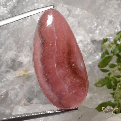 31.47ct طبيعي متعدد الألوان رودوكروسيت, فانسى, نصف شفاف