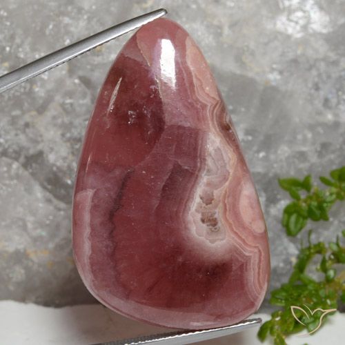 65.86ct طبيعي متعدد الألوان رودوكروزيت, مثلثى, نصف شفاف