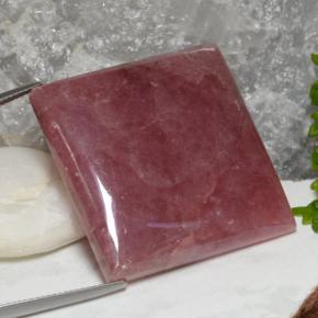 رودوكروسيت متعدد الألوان طبيعي، مربع، 112.21 قيراط، نصف شفاف