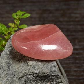 رودوكروسيت متعدد الألوان طبيعي، شكل خيالي، 24.73 قيراط، نصف شفاف