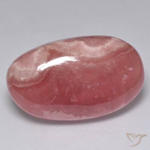35.11ct طبيعي متعدد الألوان رودوكروزيت, بيضوي, نصف شفاف