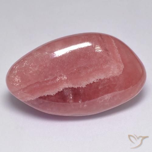 30.30ct طبيعي متعدد الألوان رودوكروسيت, فانسى, نصف شفاف