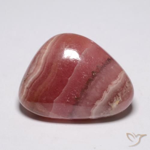 25.41ct طبيعي متعدد الألوان رودوكروزيت, فانسى, نصف شفاف