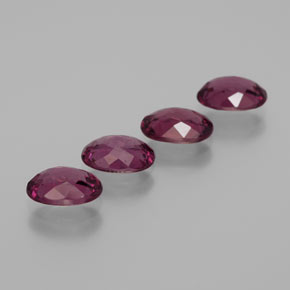 أحجار عقيق رودوليت التوت عليق أحمر طبيعية، قصة بيضاوى، قليلا جدا، وزنها  قيراط