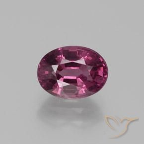 1.87ct طبيعي أحمر توت العليق عقيق رودوليت, بيضوي, قليلا جدا