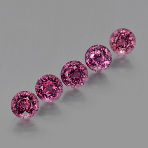 أحجار عقيق رودوليت التوت عليق أحمر طبيعية، قصة دائرى، قليلا جدا، وزنها  قيراط