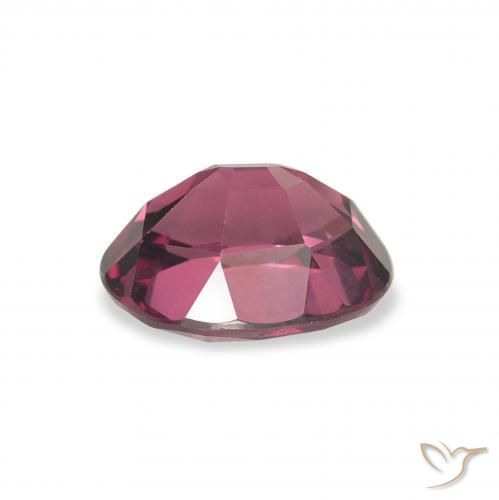 عقيق رودوليت Medium Dark-Purple طبيعي، بيضوي، 2.13 قيراط، VVS-VS