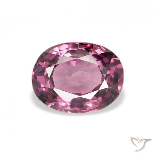 2.16ct طبيعي Medium Dark-Purple عقيق رودوليت, بيضوي, قليلا جدا