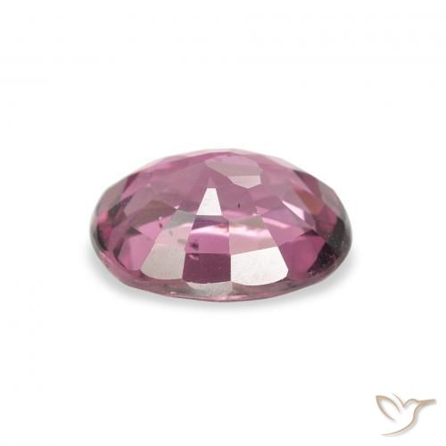 عقيق رودوليت Medium Dark-Purple طبيعي، بيضوي، 2.16 قيراط، قليلا جدا