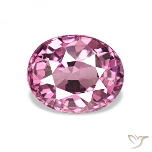 1.73ct أرجوانى متوسط عقيق رودوليت أحجار كريمة, بيضوي, VVS-VS