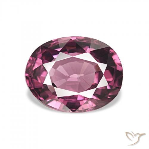 1.89ct أرجوانى متوسط عقيق رودوليت, بيضوي, VVS-VS