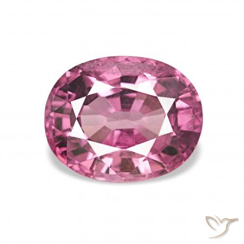 1.57ct أرجوانى وردى عقيق رودوليت, بيضوي, قليلا جدا