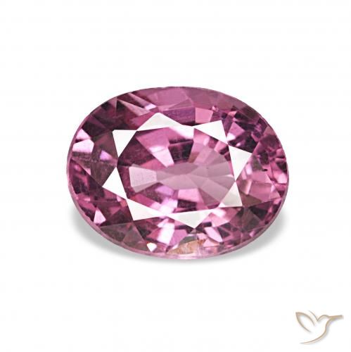 1.18ct أرجوانى متوسط عقيق رودوليت, بيضوي, قليلا جدا