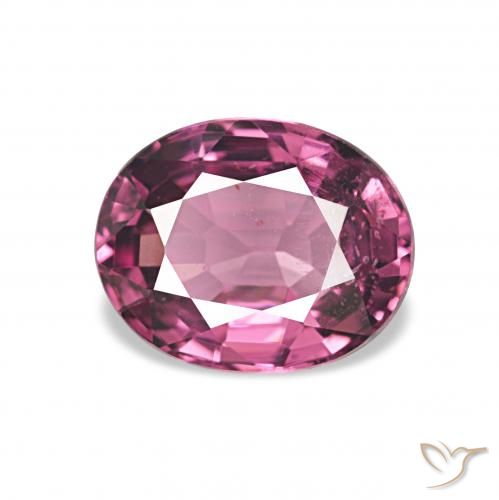 1.30ct عنبى عقيق رودوليت, بيضوي, قليلا جدا