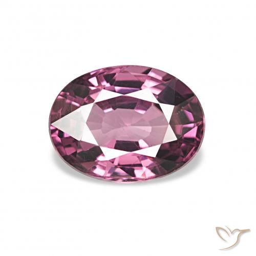 1.04ct وردى-ماجنتى متوسط عقيق رودوليت, بيضوي, VVS-VS