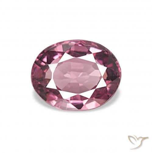 1.15ct أرجوانى متوسط عقيق رودوليت, بيضوي, VVS