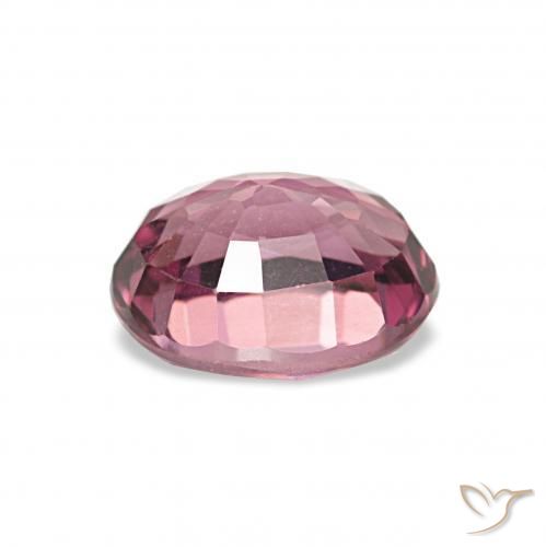 عقيق رودوليت أرجوانى متوسط طبيعي، بيضوي، 1.15 قيراط، VVS