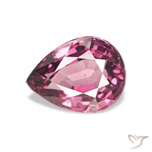 1.10ct أرجوانى متوسط عقيق رودوليت, شكل الكمثرى, VVS
