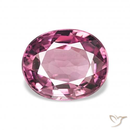 1.54ct أرجوانى متوسط عقيق رودوليت, بيضوي, VVS-VS