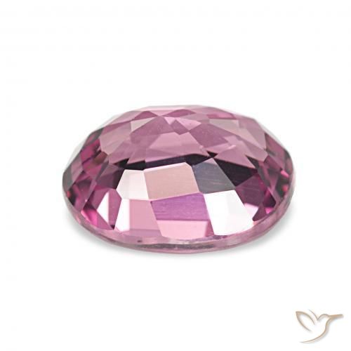 عقيق رودوليت أرجوانى متوسط طبيعي، بيضوي، 1.54 قيراط، VVS-VS