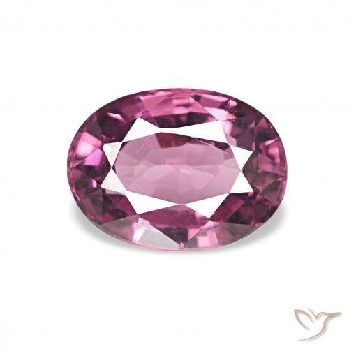 1.06ct أرجوانى متوسط عقيق رودوليت, بيضوي, VVS-VS