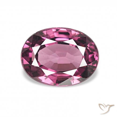 1.34ct أرجواني محمر عقيق رودوليت, بيضوي, VVS-VS