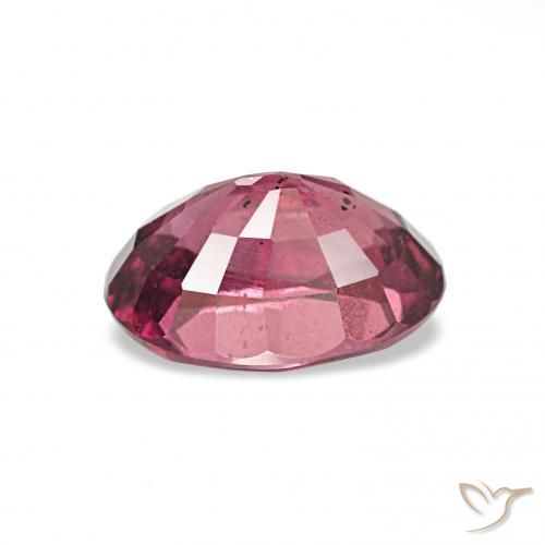 عقيق رودوليت Medium Dark-Red طبيعي، بيضوي، 1.04 قيراط، قليلا جدا