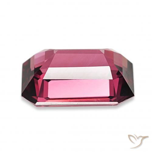 عقيق رودوليت ماجنتى غامق طبيعي، ثمانى / قصة زمرد، 4.60 قيراط، VVS-VS